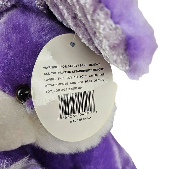 Best Made Toys Bunny Rabbit Plush Purple Mom And Baby Tag Stuffed Animal Easter - Picture 9 of 11